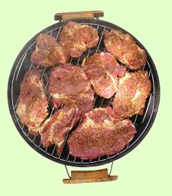 Grilling Meat